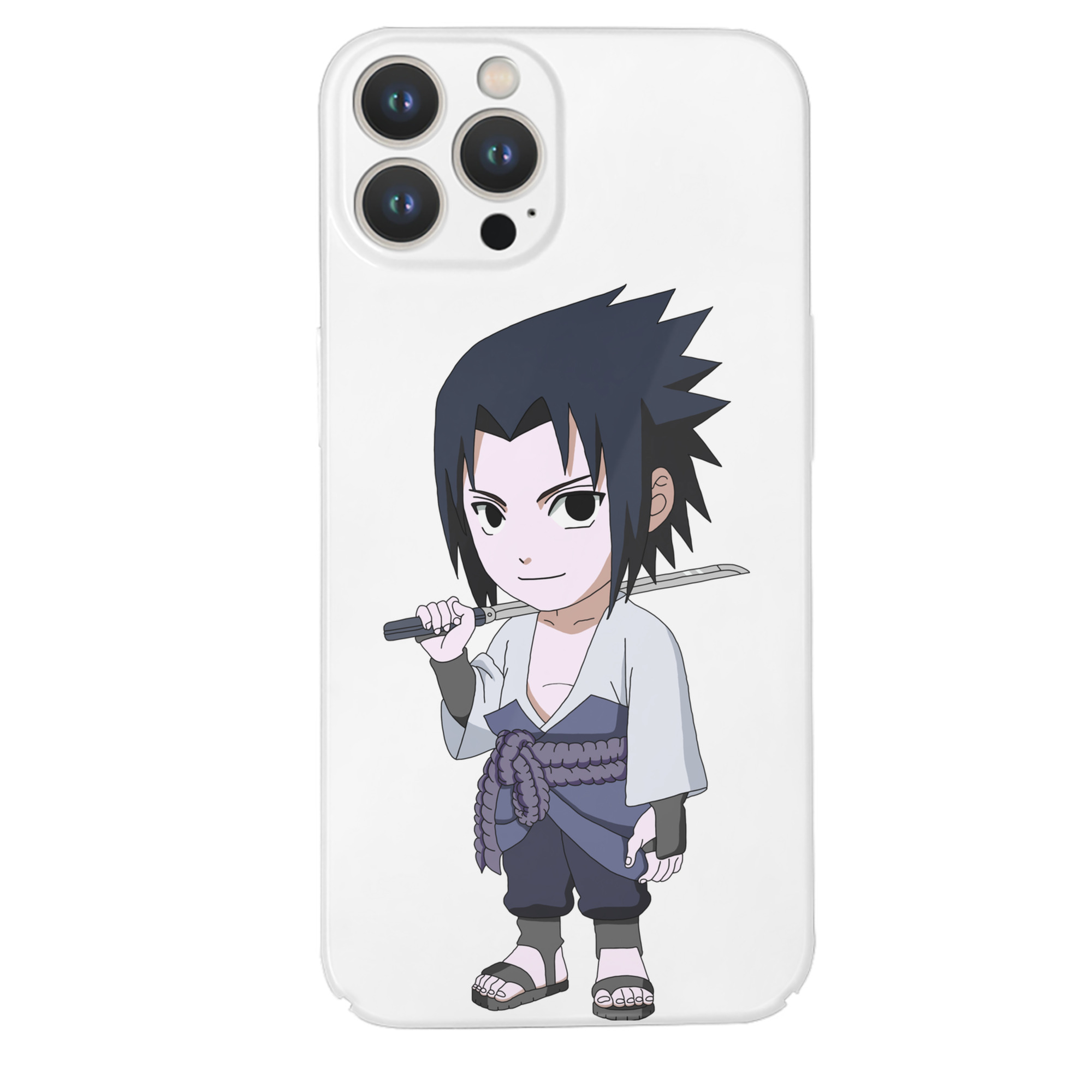 （画像用） NARUTO -ナルト- うちは サスケ Uchiha Sasuke 【iPhone 14シリーズ対応】ハードケース
